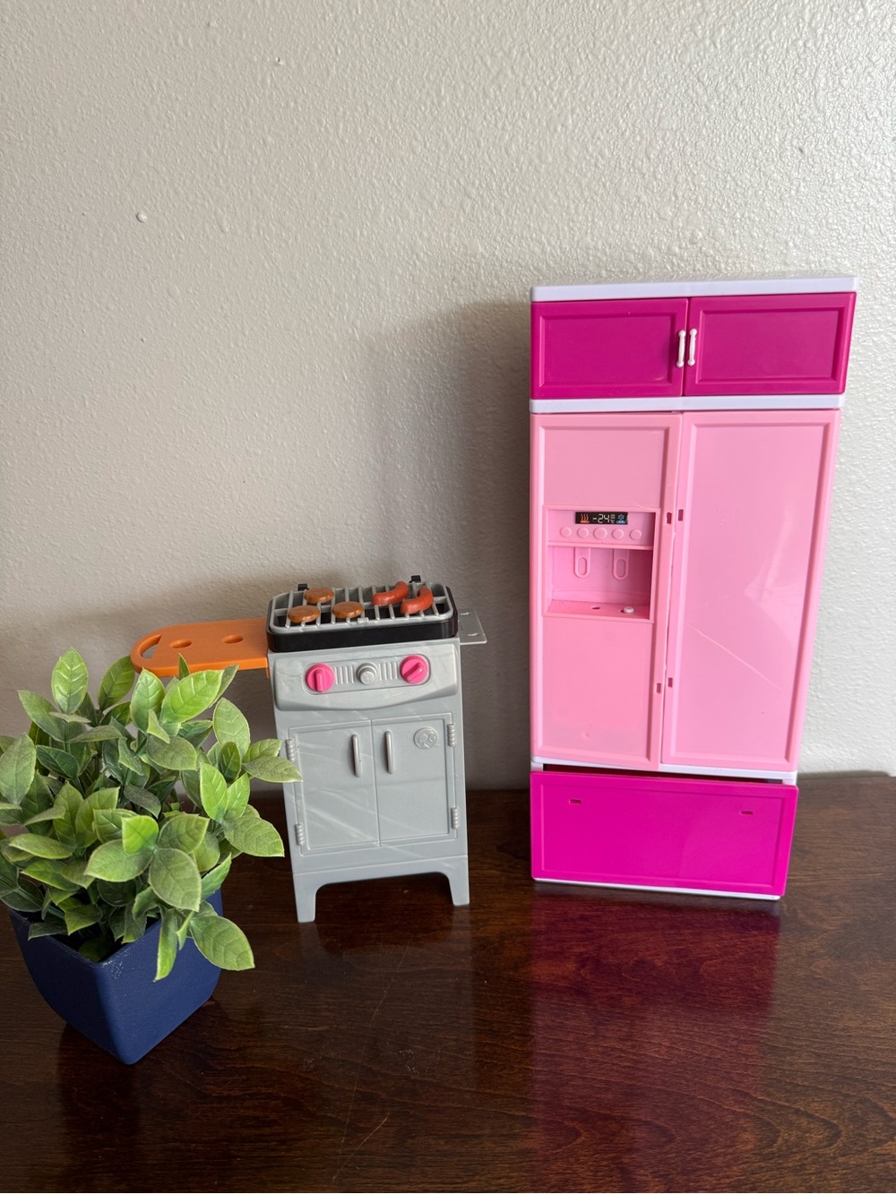 🍔💕 Kids Pretend Play Refrigerator & Grill Set 💕